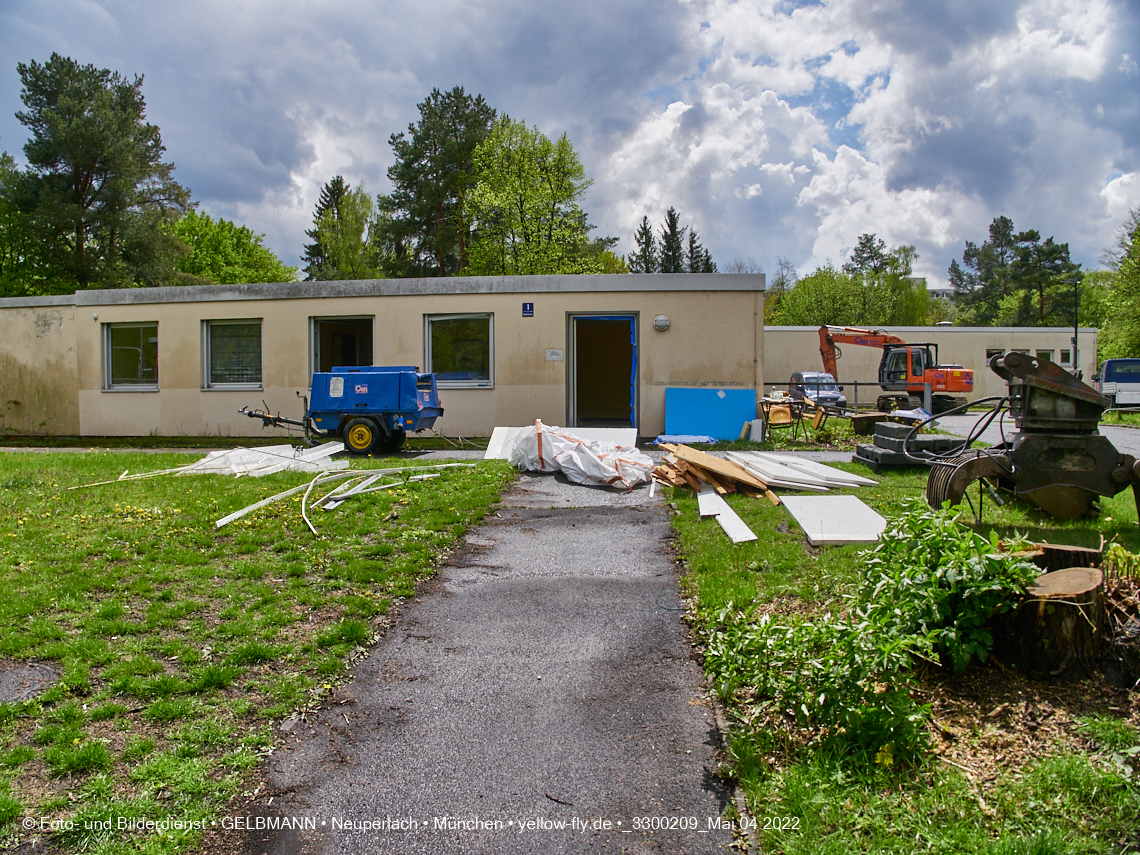 04.05.2022 - Baustelle am Haus für Kinder in Neuperlach